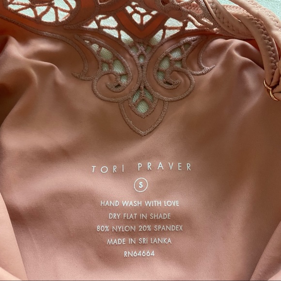 Tori Praver Crochet One Piece Swimsuit - Picture 9 of 15